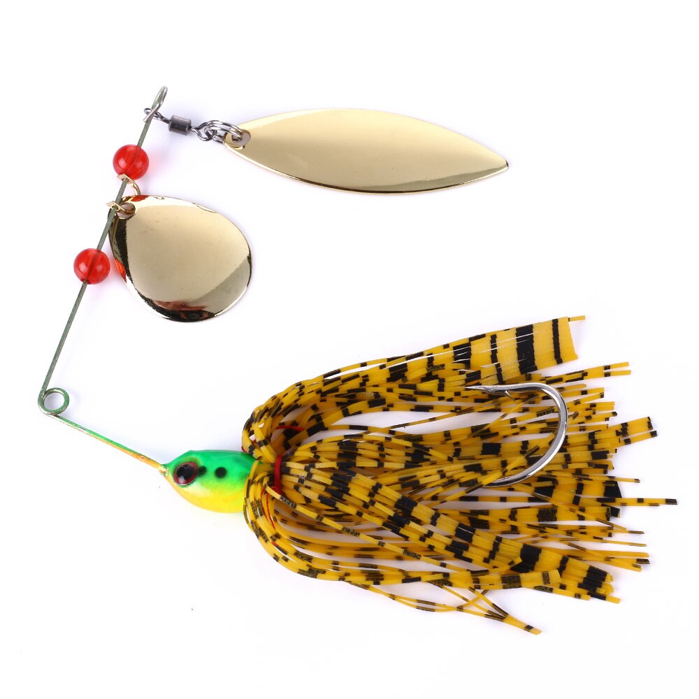 Buzzbait Spinner Bait 18g with Bass Fishing Spoon Lure Metal Jig Jigging lure Swimbait Spinnerbait: 4