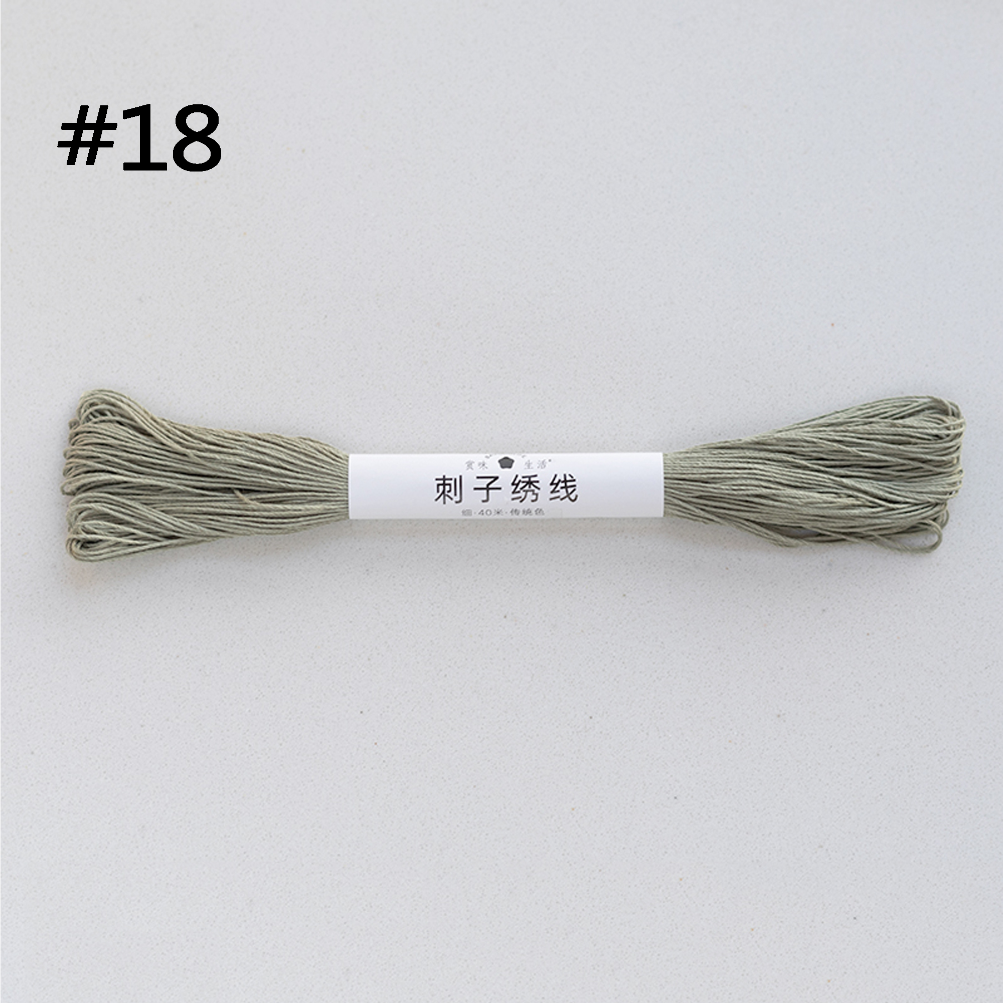 Sashiko Threads, Embroidery Floss, Sashiko Embroidery Thread, 6 strands Floss,40/100 meters of Embroidery thread: 20*30cm / Dark Grey