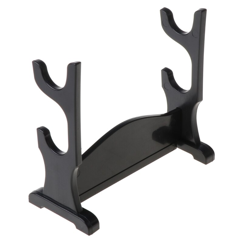Support à Deux Niveaux Weasley Twin-s Pour Baguettes Et Films - En Bois Peint Noir, Dimensions 125x110x50 Mm