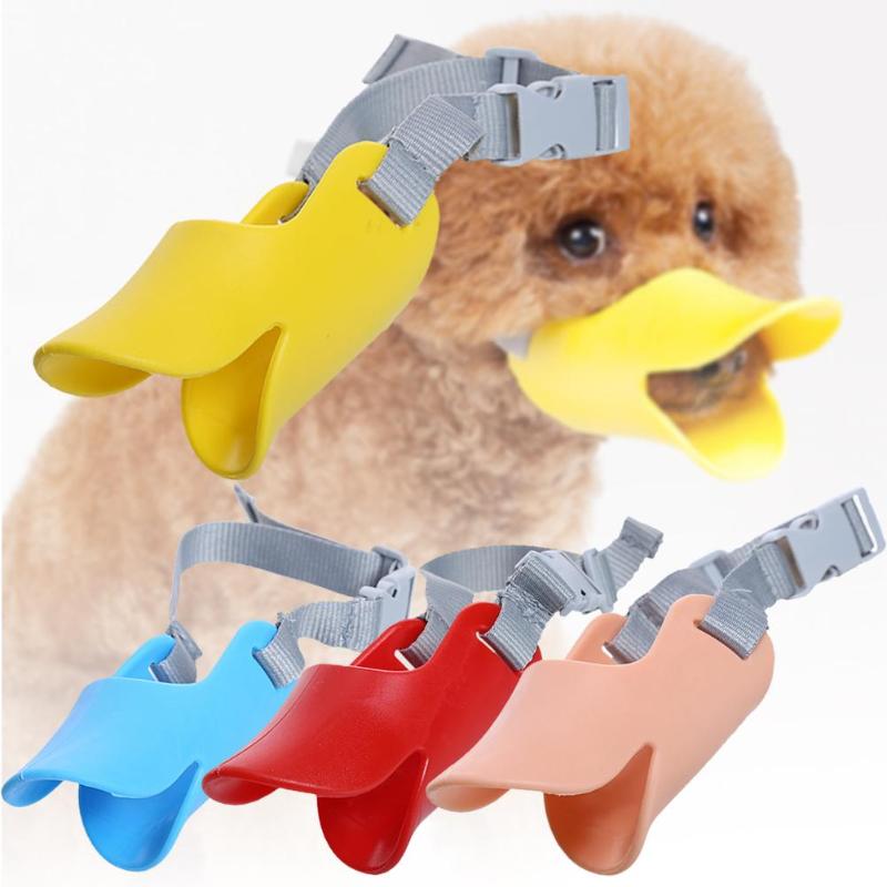 Creatieve Hond Eendenbek Modellering Anti-Bite Grappige Maskers Anti-Picking Anti-Wel Silicon Snuit Hond levert