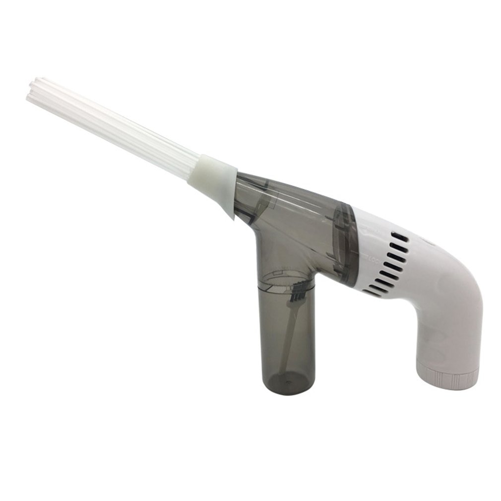 Aspirateur à poussière Portable et sans fil pour voiture nettoyage efficace aspirateur à main gris bleu: Gris