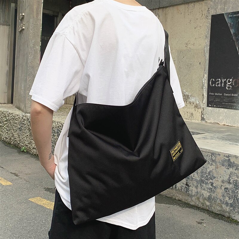 Original Aizatly Messenger bag couple Japanese casual large-capacity shoulder bag ins hip-hop simple satchel