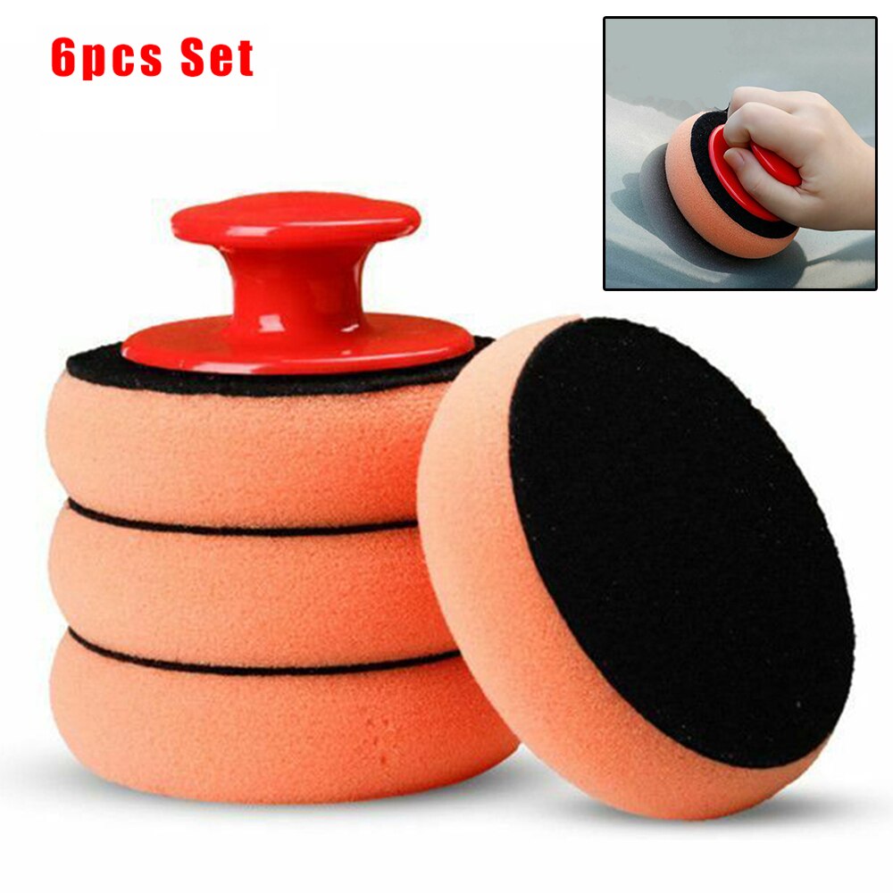 10Cm Sponzen Cleaning Foam Kit Microfiber Polijsten Pad Wassen Waxen Duurzaam