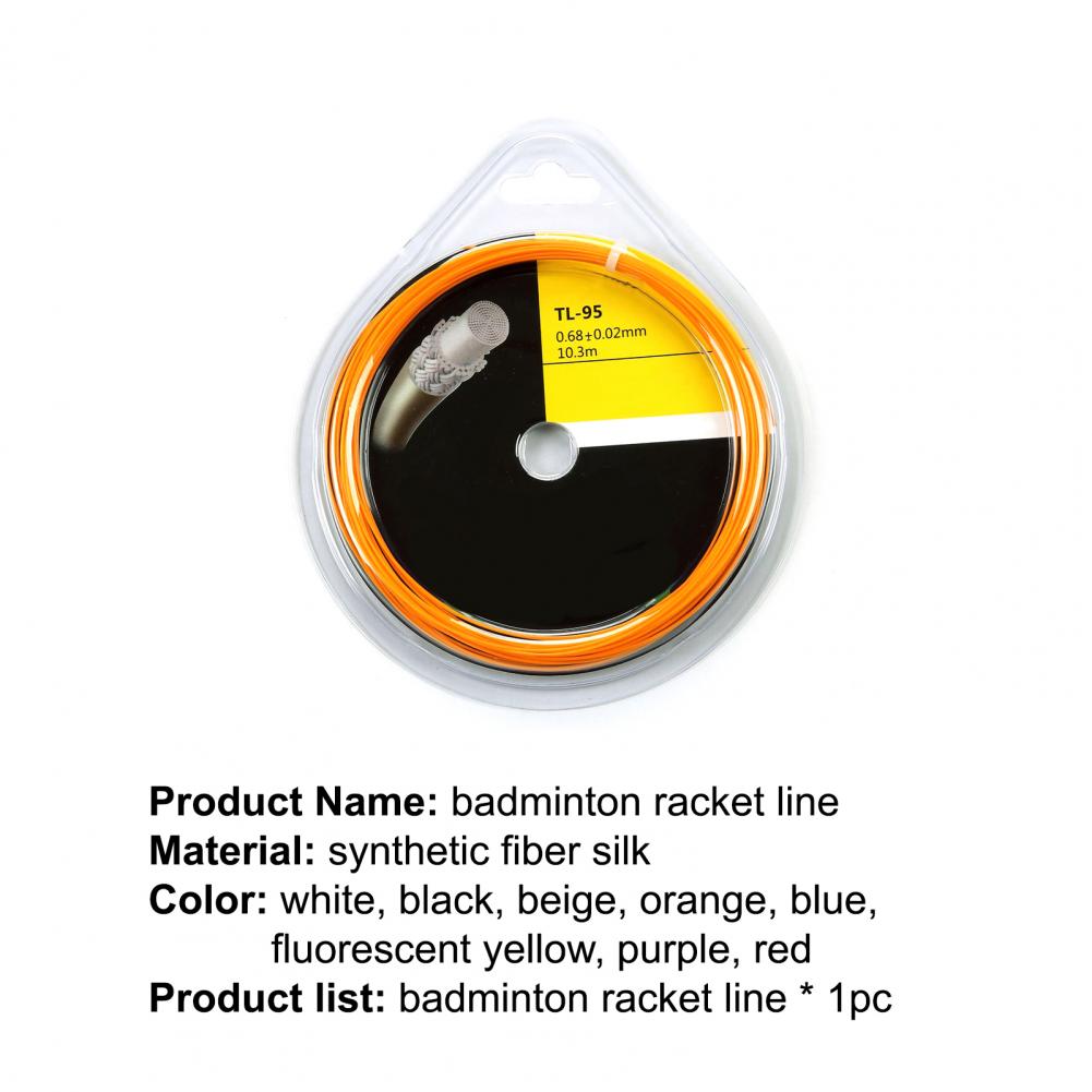 Badminton Line High-elastic String Line Impact Resistant Racket Thread Line for BG95 for Training Sports Accessorie