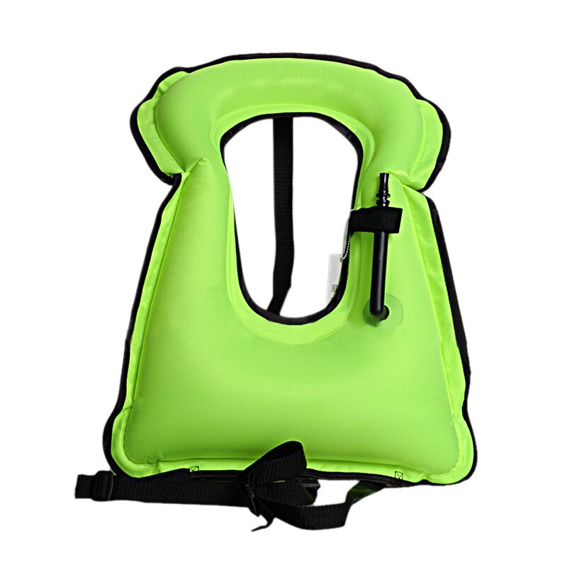 Fly Fishing Life Jackets Unisex Inflatable Snorkel Vest Snorkel Jacket Diving Safety Jacke: Green / 51cmx40cm
