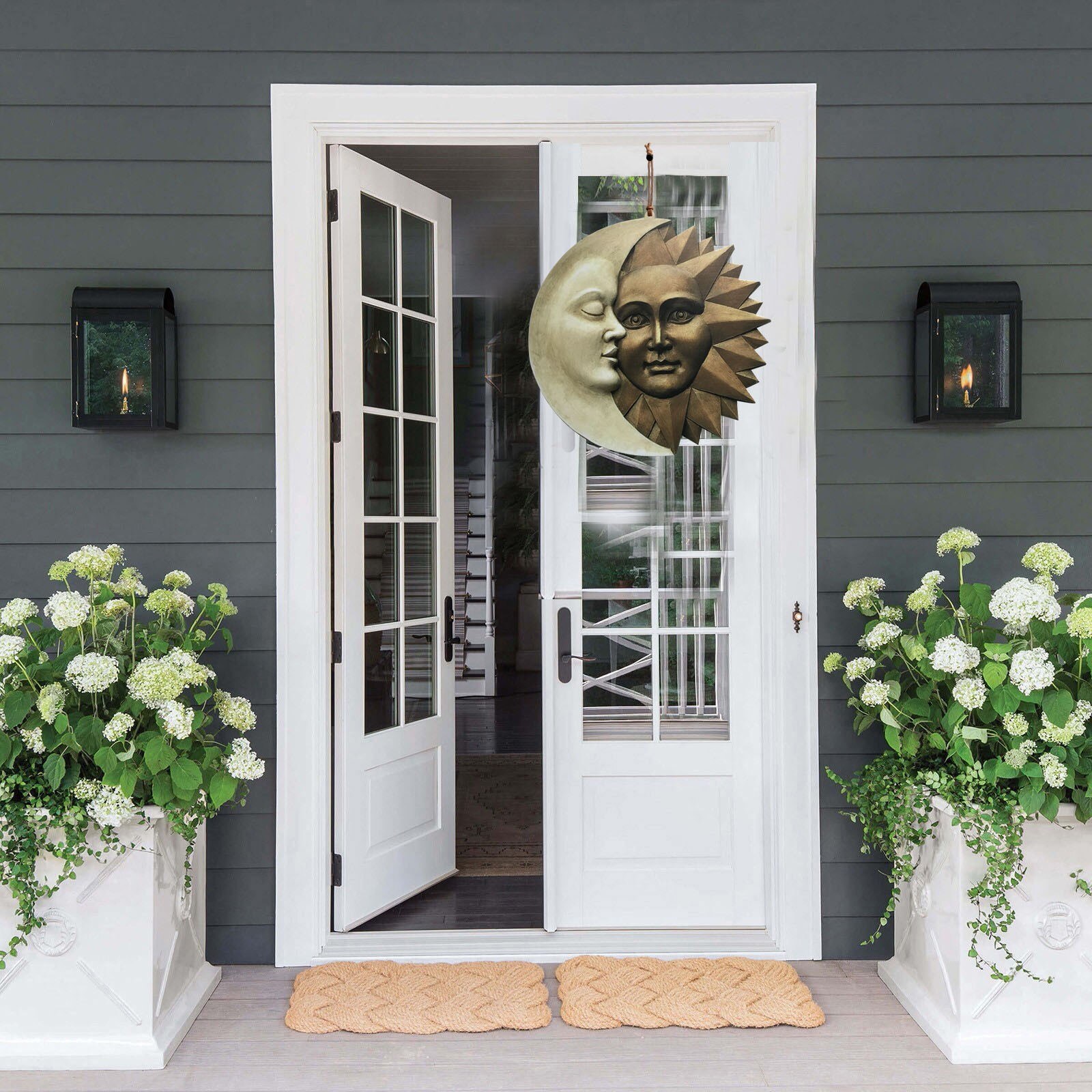 40# Celestial Sun And Moon Wall Sculpture Icons Of Astronomy Icons Decoration Artwork Living Room Bedroom Home Decor