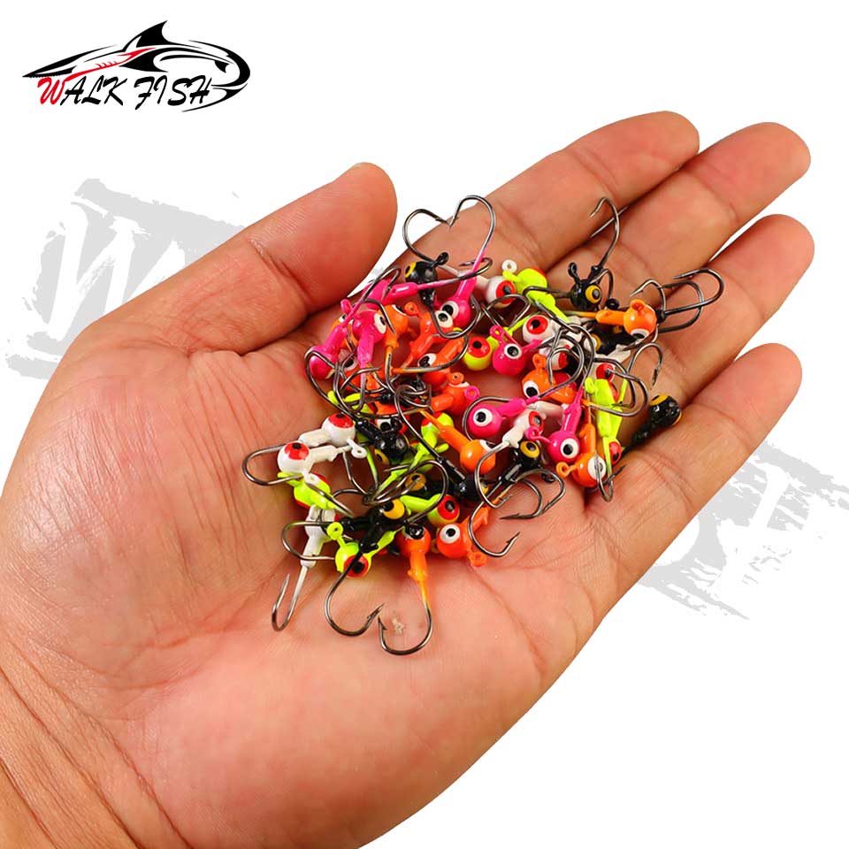 WALK FISH 5 Stück Jig-Kopf-Angelhaken, 1,75 g, 3,5 g Angelhaken, Bleikopf, Jig-Köder, harter Köder, weicher Wurm, Jighaken für weichen Wurm