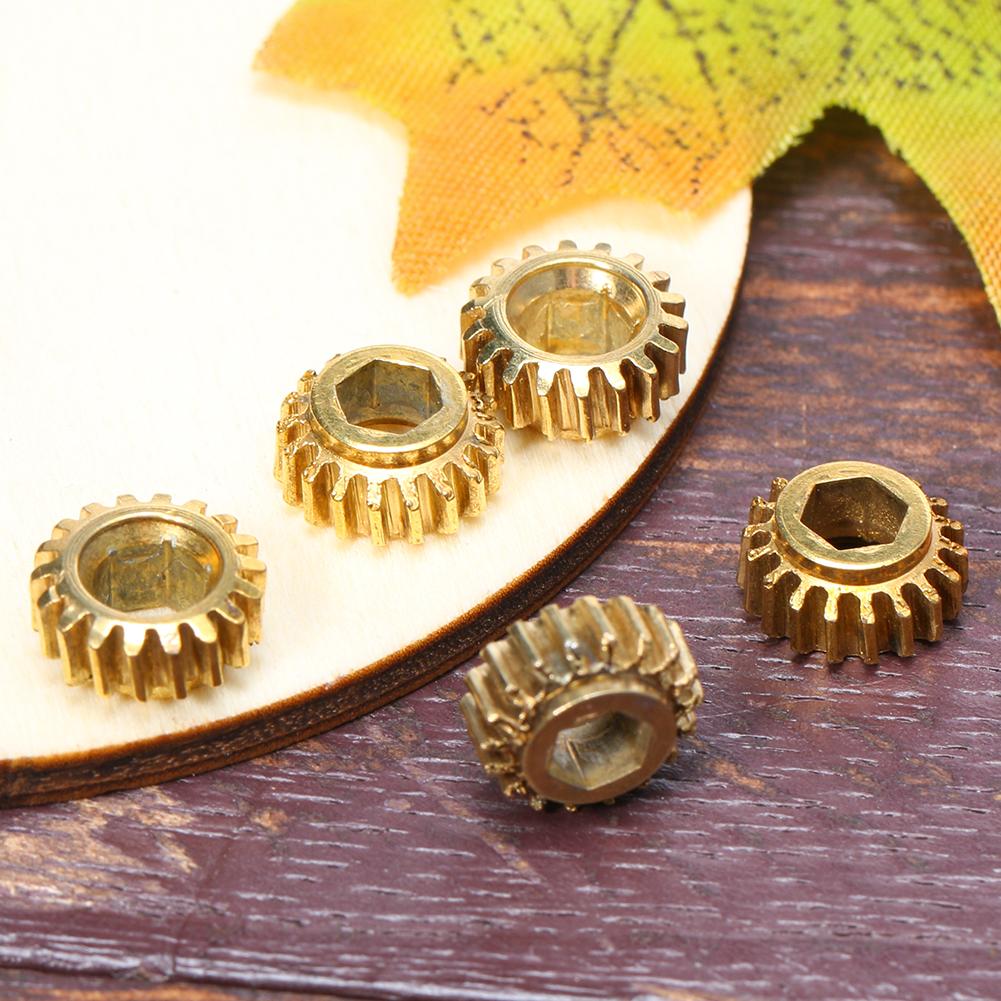 6 stk sekskantede åbne gear tunere tuning pinde maskine hoveder montere hex hole 1/18 gear til guitar instrument