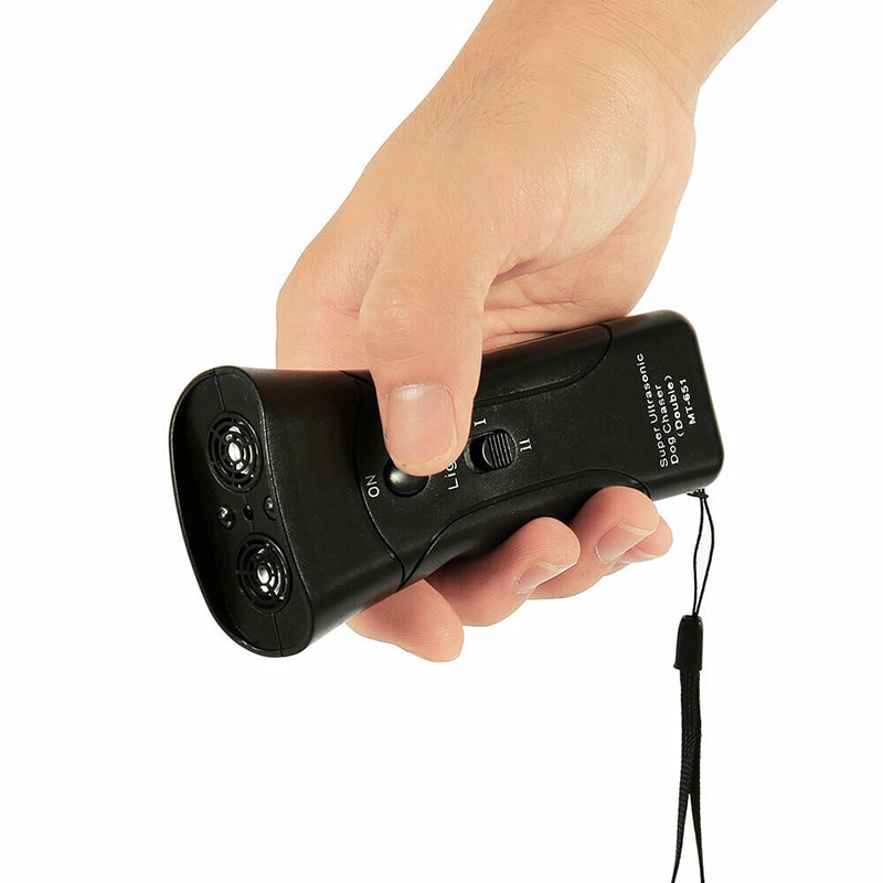 Multifunktionale Sanfte Anti-Bellen Verfolger Haustier Produkte Ultraschall Haustier Hund Anti Bellen TrainerWith hoch Energie LED Taschenlampe: Ursprünglich Titel