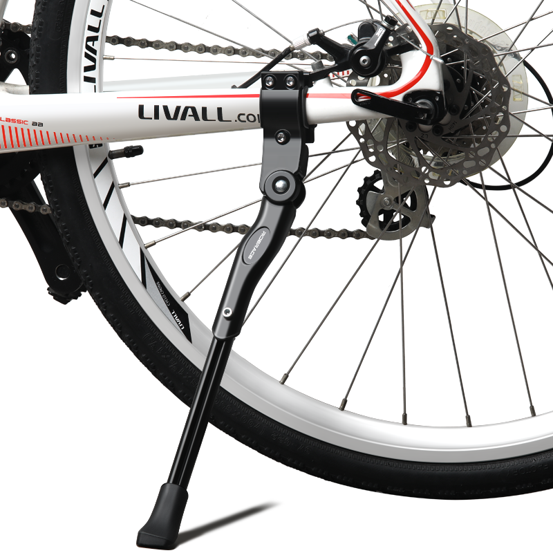 RIDERACE Fahrradständer, verstellbar, Aluminiumlegierung, MTB, Mountainbike, seitlich, hinten, Parkständer, Rennrad, Ständer