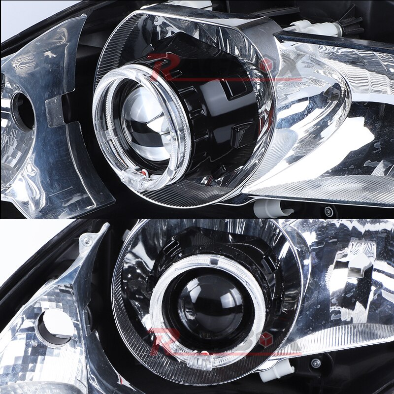 Led engel øjne 80mm kørelys daglys halo hvid blå rød ring til hid bi-xenon projektor linse cover maske linser tilbehør