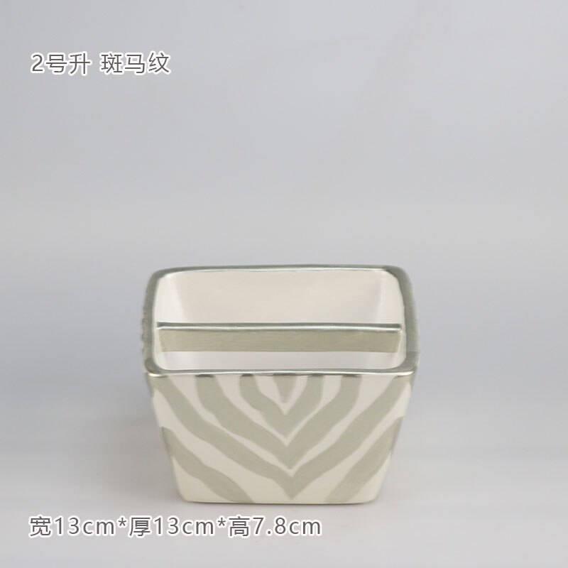Caja de cerámica nórdica para guardar llaves, para sala de estar, restaurante, Control remoto, objetos pequeños, contenedor de almacenamiento multifuncional, decoración: D-S