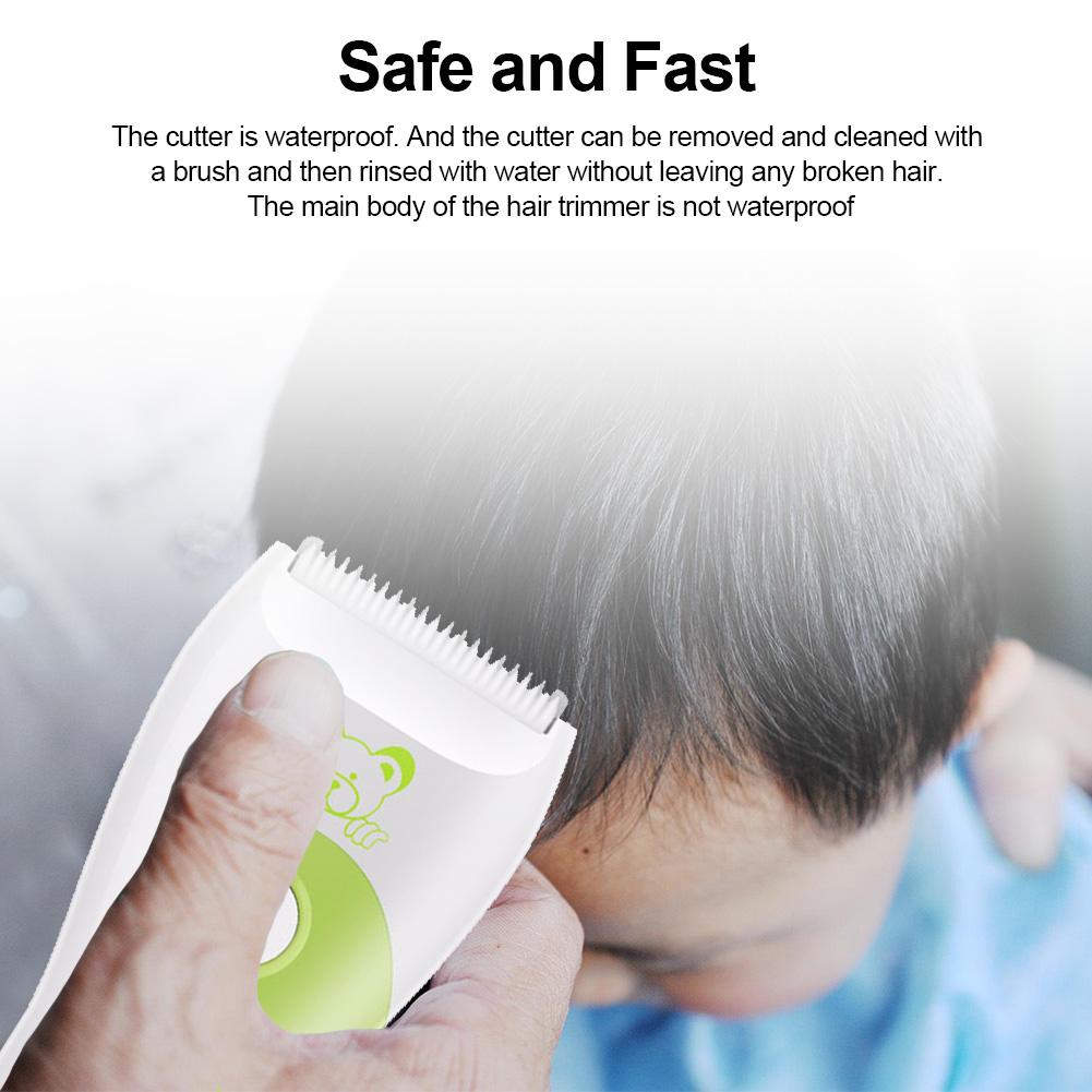 Baby Electric Hair Clipper Set USB Rechargeable Cordless Hair Trimmer for Kids Infants Toddlers Hair Daily Care