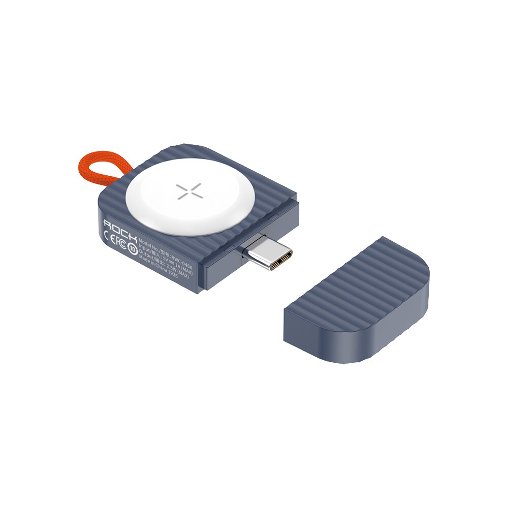 ROCK Wireless Charger for Apple Watch Series 7 6 5 4 3 Portable Magnetic Qi Wireless USB Fast Charging Dock for iWatch SE 2 1