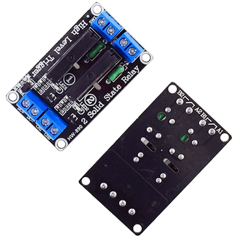 2 weg 5V niedrig-eben-fest Zustand Relais Modul mit Sicherungen fest Zustand Relais 250V2A