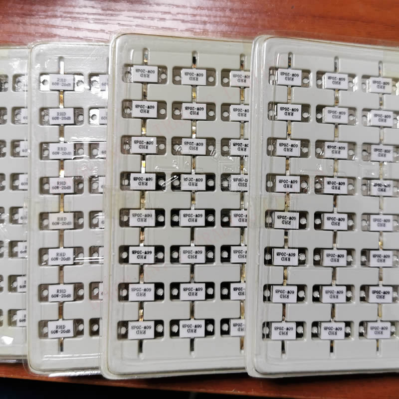 Attenuators Flens 60 Watt 20 Db 60W-20dB Rhd 60W-20dB 50 Ohm 60 Watt 50 Ohm DC-3.0 Ghz Rhd 60W-20dB 50 ohm ± 5%