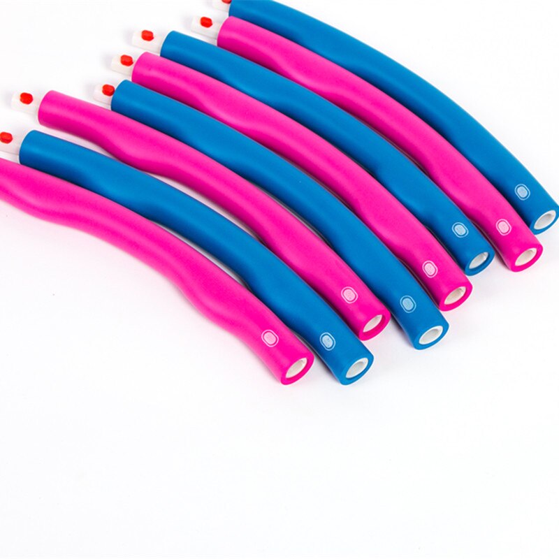 Verwijderbare 8 Stukken Fitness Hoop Foam Hoepel Volwassen Sport Hoepel Gym Bodybuilding Sport Crossfit Workout Fitness Apparatuur