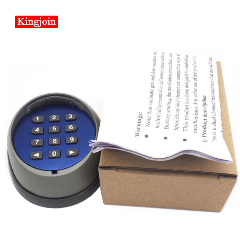 KINGJOIN Home smart password remote control keyboard Lock/gate opener/auto motor 315/433 Wireless password keypad