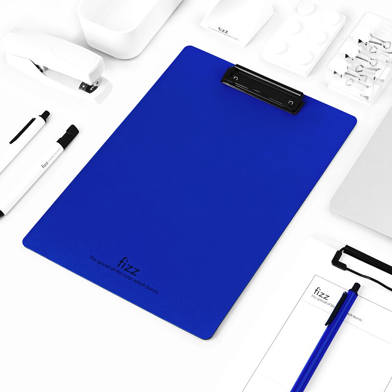 A4 Plastic Writing Board with Clip File Folder Writing Pad File School and Office Supplies