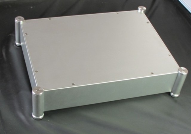 4308 T Silber Alle aluminium verstärker chassis/röhrenverstärker/vorverstärker chassis/AMP Gehäuse/fall/DIY box (430*90*330mm)