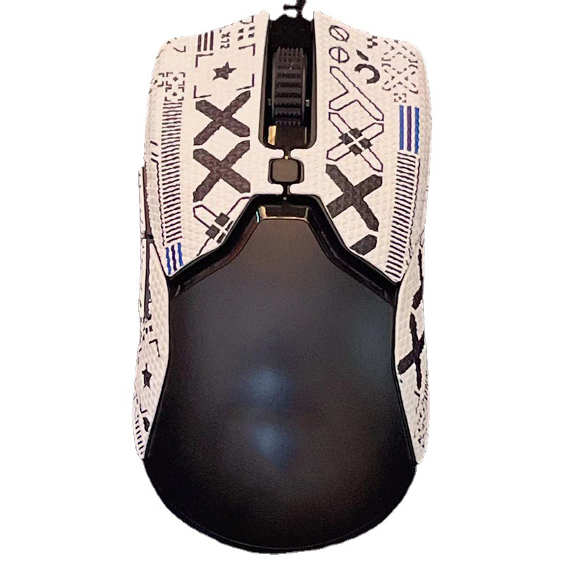 Muisgrip Tape Skate Sticker Non Slip Hagedis Huid Zuigen Zweet Voor Razer Adder Ultimate Deathadder V2 Pro Mini Draadloze Muis