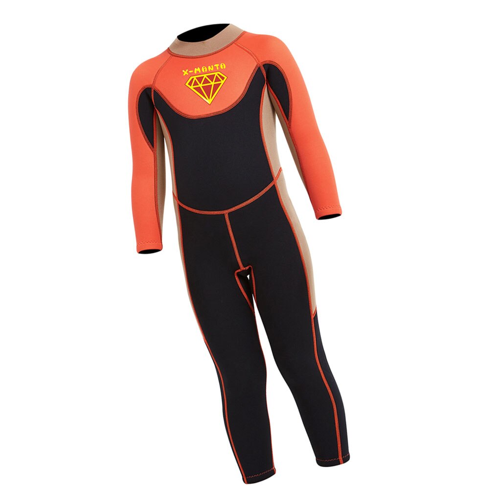 Child Diving Suit 2.5mm Surfing Wetsuit Kid's One Piece Diving Suit 2.5mm Youth Breathable UV Protection Sunsuit