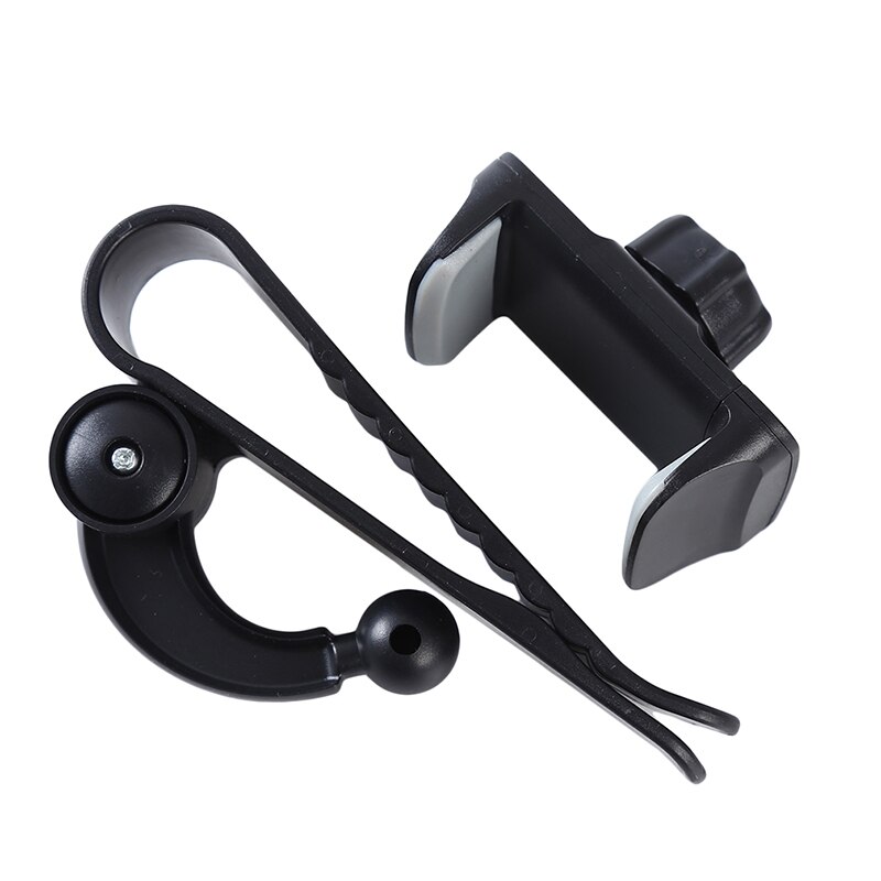 Universele auto mobiele telefoonhouder, auto zonneklep gps telefoonhouder: Grijs