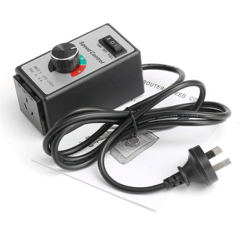 8A Variable Speed Controller Control Motor Rheostat For Router Fan 220V-240V