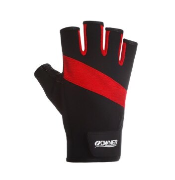 Japan der BESITZER Angeln handschuhe Anti-Unterhose Handschuhe Importiert Schaffell Tragen-beständig Stoff männer handschuhe warm halten: rot 5 Finger schneiden / L