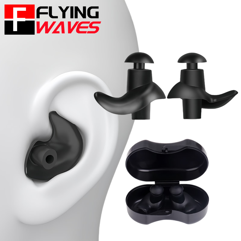Zwemmen Siliconen Oordopje Neusklem Waterdicht Spiraal Oordopje voor Volwassen Kinderen Surf Douchen Baden Beginner Zwemuitrusting
