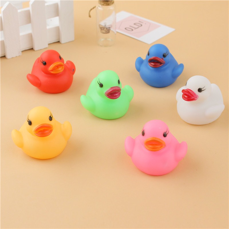 Jouets de bain en plastique bébé | Canard lumineux à détection d'eau, jouets flottants pour enfants, son grinçant pour enfants, canards de bain,