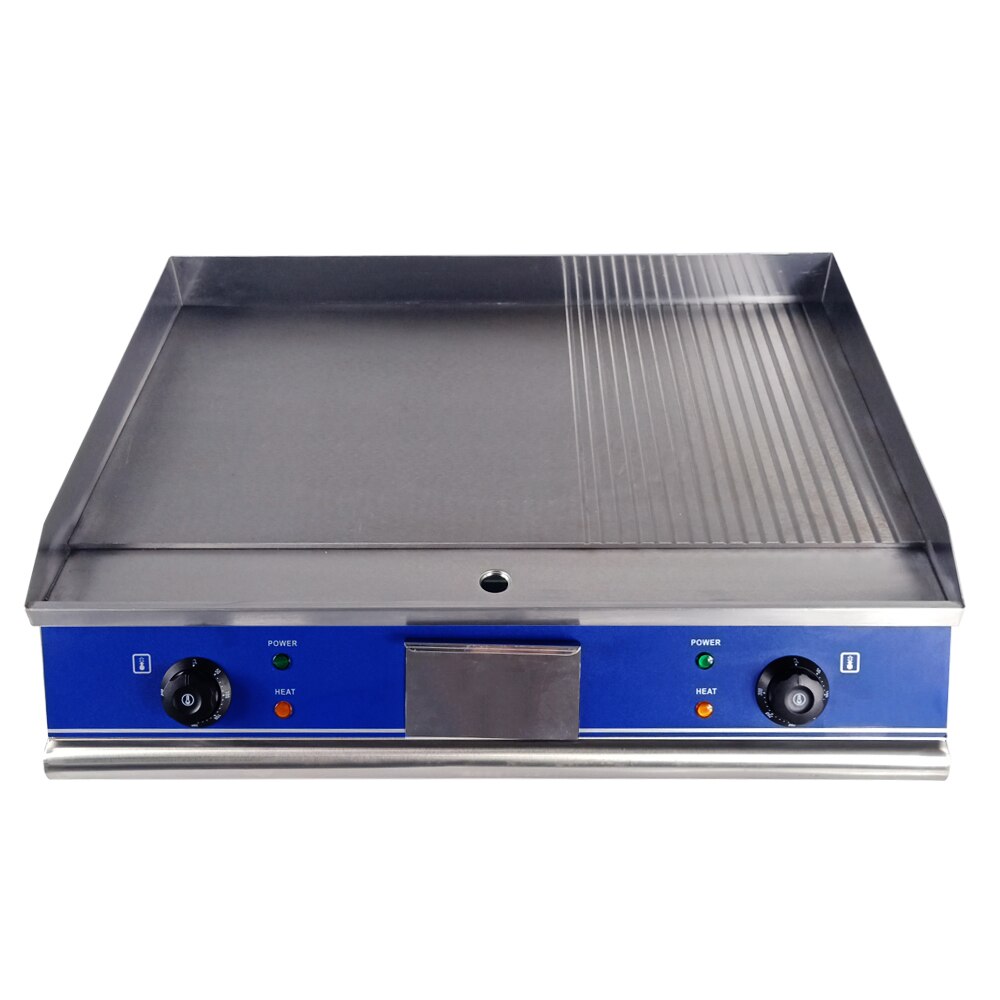 Commercial Home Electric Grill With Temperature Control Stainless Steel Griddle Flat Plate