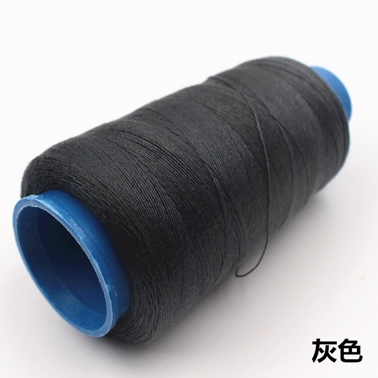 20s/3 Polyester Three Thick Sewing Thread Jeans Thread Hand Stitching Canvas Coarse Cloth Denim Thread Sewing Machine Thread: dark grey