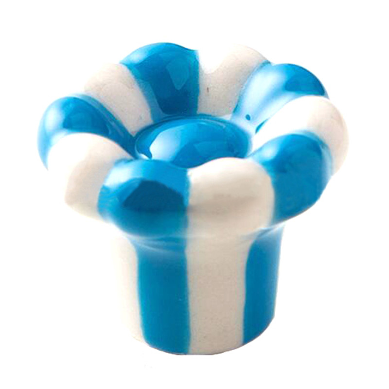 1pc keramische kastknoppen, kastgreep, kastgreep, deurgreep, cartoon meubelknop, ladeknop, kastgrepen: Blauw