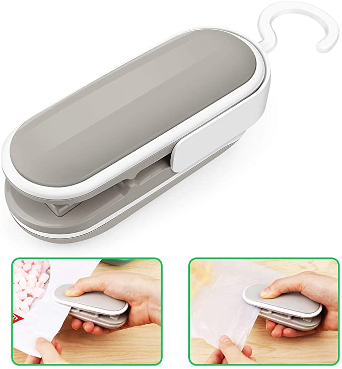 Mini Bag Sealer Handheld Warmte Vacuum Sealer Bag Sealer Heat Seal 2 In 1 Warmte Sealer En Cutter Handheld Draagbare bag Sealer