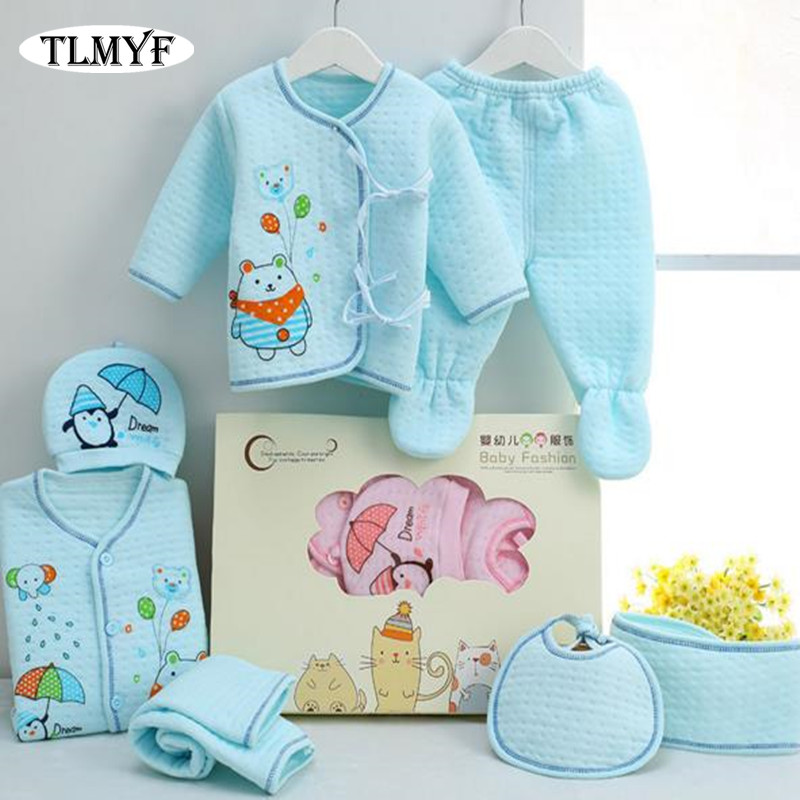 (7pcs/set)Newborn Baby 0-3M Clothing Nature$heathy Baby Boy/Girl Clothes 100% Cotton Cartoon Underwear JF002