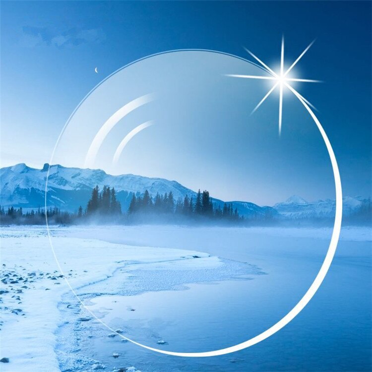 Coyee 1.57 Progressive Lens Index Prescription CR39 Aspheric Glasses Lenses UV Protect for Women Men Eyeglasses Multifocal