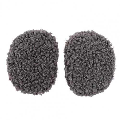 1 Pair Winter Cute Warm Foldable Bandless Earmuffs Earlap Ear Covers Warmer Protector Thicken Soft Earmuff Apparel Accessories: Medium Gray S