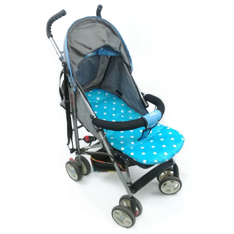 1pc tjockare barnvagn bomullstuss barnvagn paraply universal polka dot kudde barn