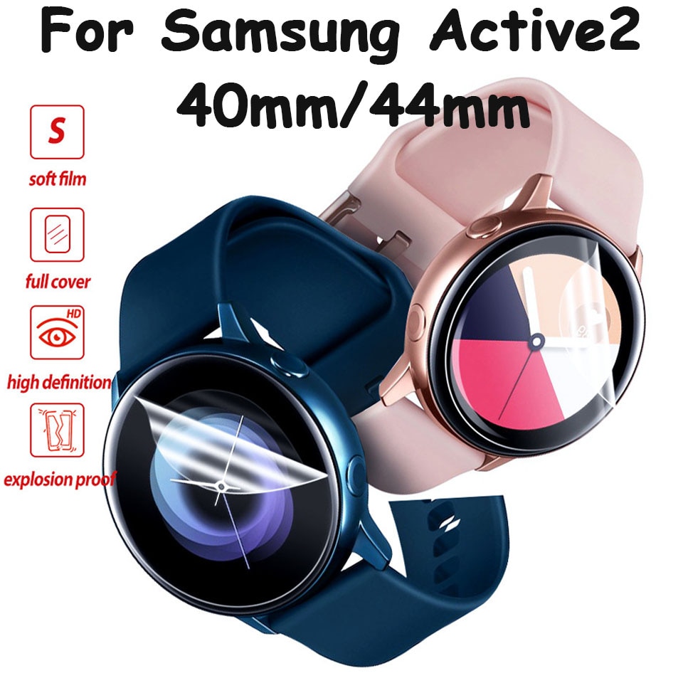 Zachte Beschermende Film Voor Samsung Galaxy Horloge Actieve 2 Screen Protector 3D Hd Ultra-Dunne Film Voor Actieve 2 44Mm 40Mm Accessoires
