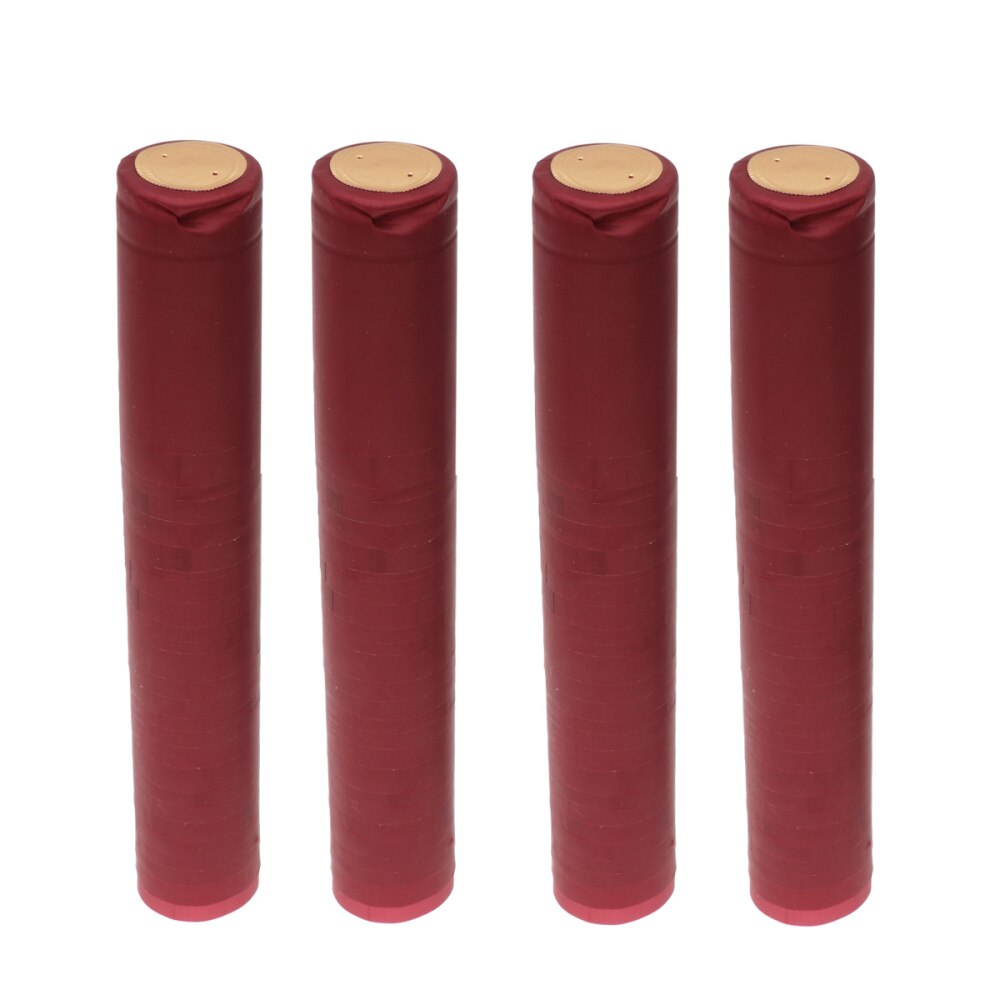 100 Uds. Cápsulas termorretráctiles para botellas de vino, tapón de plástico termorretráctil para vino tinto, accesorio para vino con película termoretráctil: Red