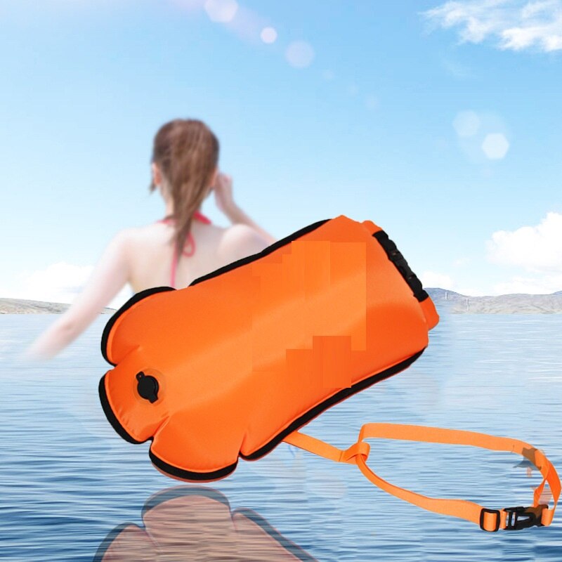 1Pc Pvc Veiligheid Zwemmen Boei Veiligheid Float Air Dry Bag Opblaasbare Float Zak Multifunctionele Zwemmen Drift Bag Pvc Lifebelt water