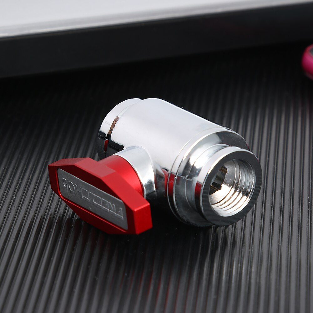 FM-YGNSS Computer PC Water Cooler Fitting Drain Valve G1/4 Vent Valve Double Inner Thread Water Ball Valve Waterway Control