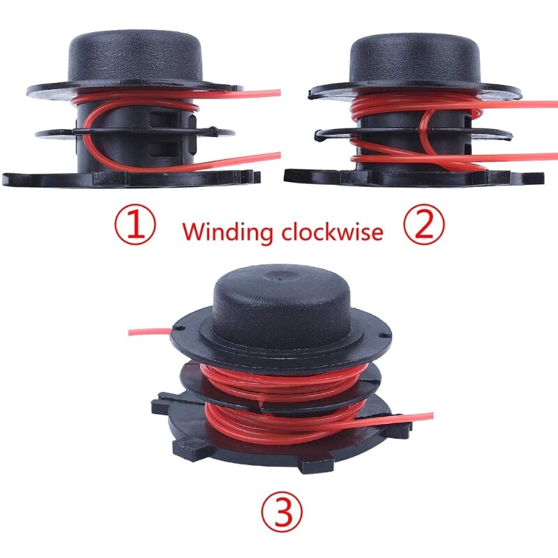 String Trimmer Replacement Parts Head Spool and Cover Cap 6pcs Kit for stIHL U7EA