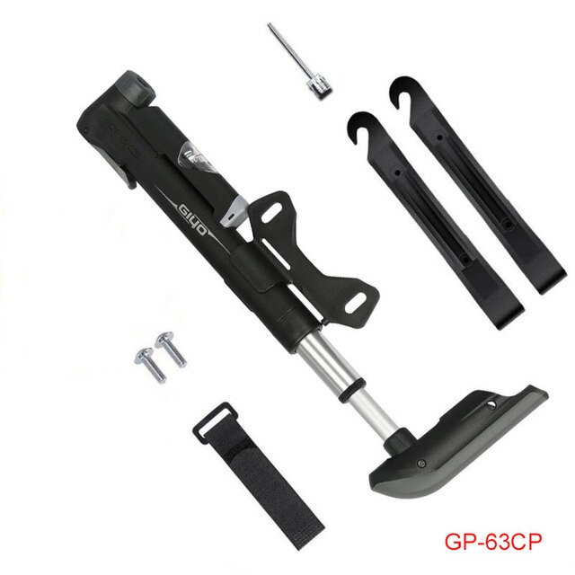 Giyo pumpe cykelpumpe mini håndpumpe cykling luftpumpe kugle legetøj dæk inflator schrader /presta ventil bærbar mtb cykel pumpe: Gp -63cp smart