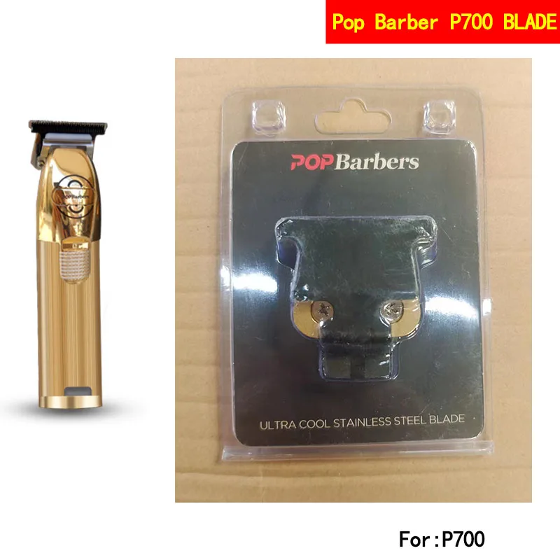 Pop Friseure P800 P700 P600 Professioneller Haarschneider, 0 mm Klinge, Standard-einstellen für Haarschneidemaschine, austauschbarer Schneidkopf