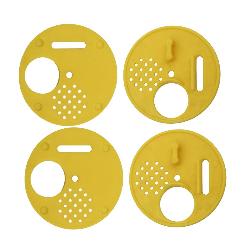 20 Pcs Bijenkorf Doos Entree Gate Plastic Geel Ronde Bijenkorf Nest Deur Vents Bijenteelt Gereedschappen Bijenteelt Apparatuur Levert