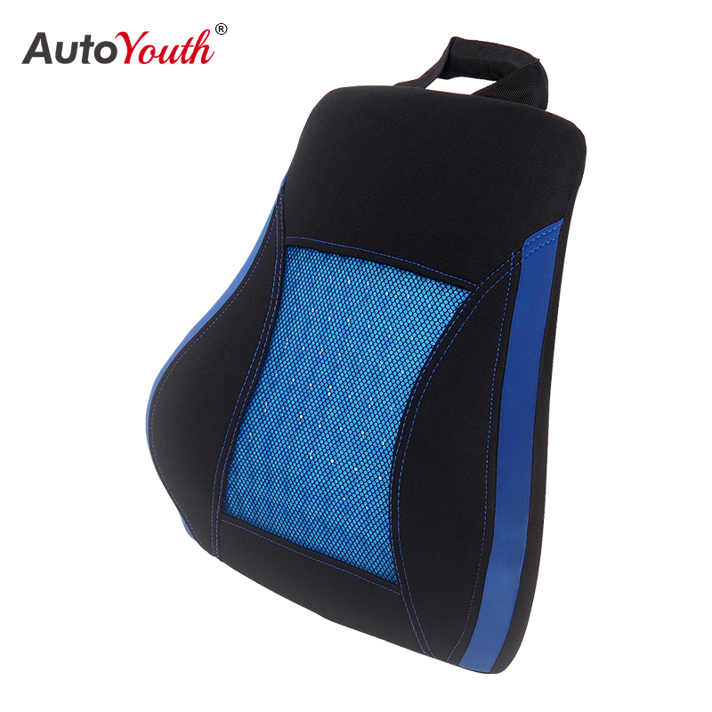AUTOYOUTH Car Seat Support Seat Relieves Back Pain Cushion Memory Foam