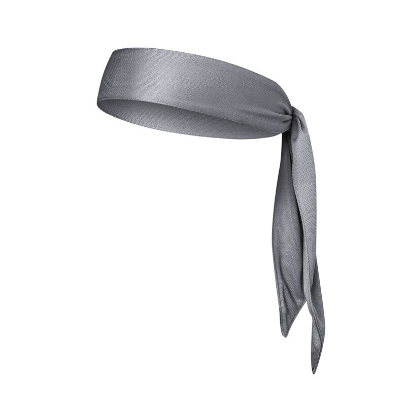 Sportstirnband, schnelltrocknender antitranspirantgürtel, outdoor-stirnband zum laufen, tennis, fitness und yoga, schweißabsorbierende stirnbänder: Grau