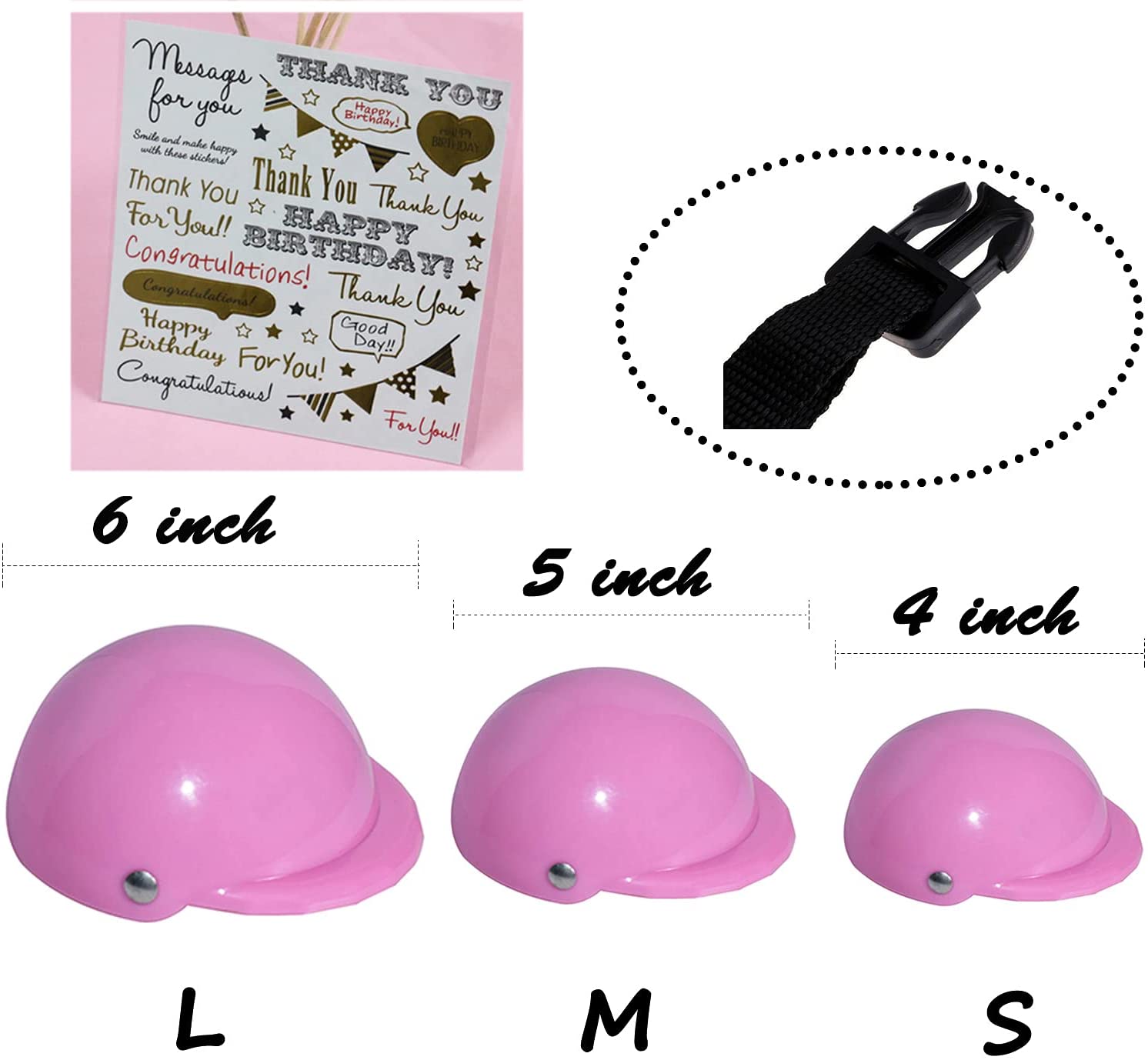 LVTUBANLV Pet Dog Helmet Doggie Hardhat for Puppy Chihuahua Blind Dogs Ridding Motorcycles Bike Outdoor for Small Medium Dog